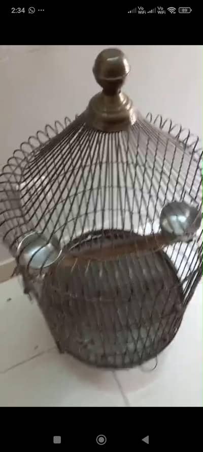 Heavy Duty Parrot Cage for Macaw & Large Parrots
