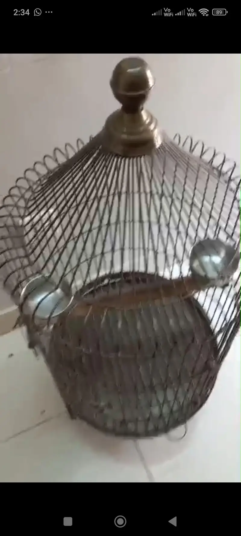 Heavy Duty Parrot Cage for Macaw & Large Parrots