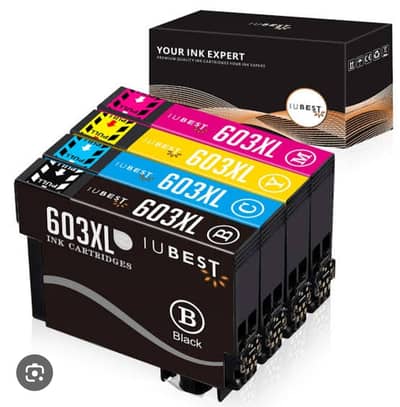 iubest 603xL black ink cartridge 2 piece new