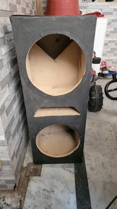 12" double woofer box