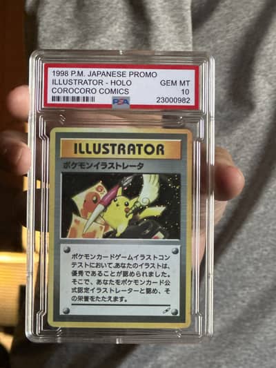 Pikachu Illustrator 1998 Promo HOLO PSA 10 Card original