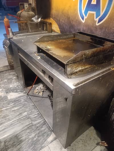 Restaurant setup - Fast food setup - counters & fryers