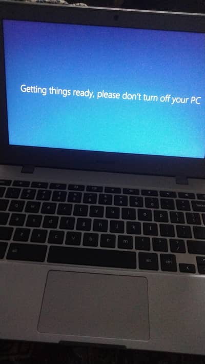 Who changed os to Chromeos to Window and want back Chromeos