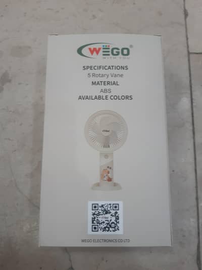 wego electronics  USB charging  port fan