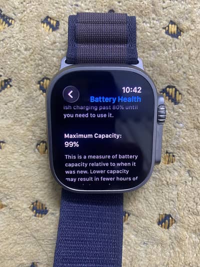 Apple watch ultra 2 | 99% |