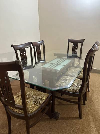 6 chair dining table