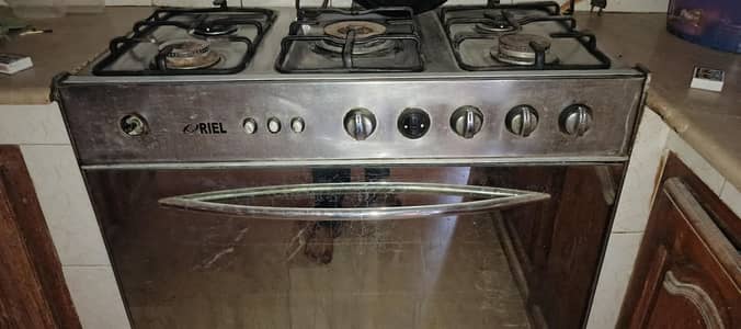 cooking range with oven