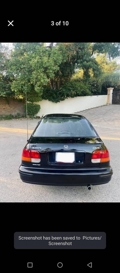 Civic EK 1996 Sindh Number