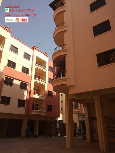 2 Bed DD Flat For Rent Saima Arabian Villas North Karachi,