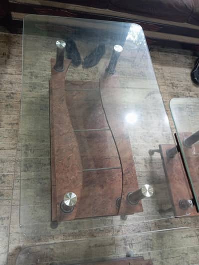 Centre Tables 3 set of glass
