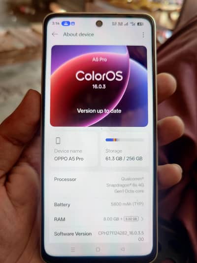 Oppo A5 por PTA Approved water pack 10 by 10