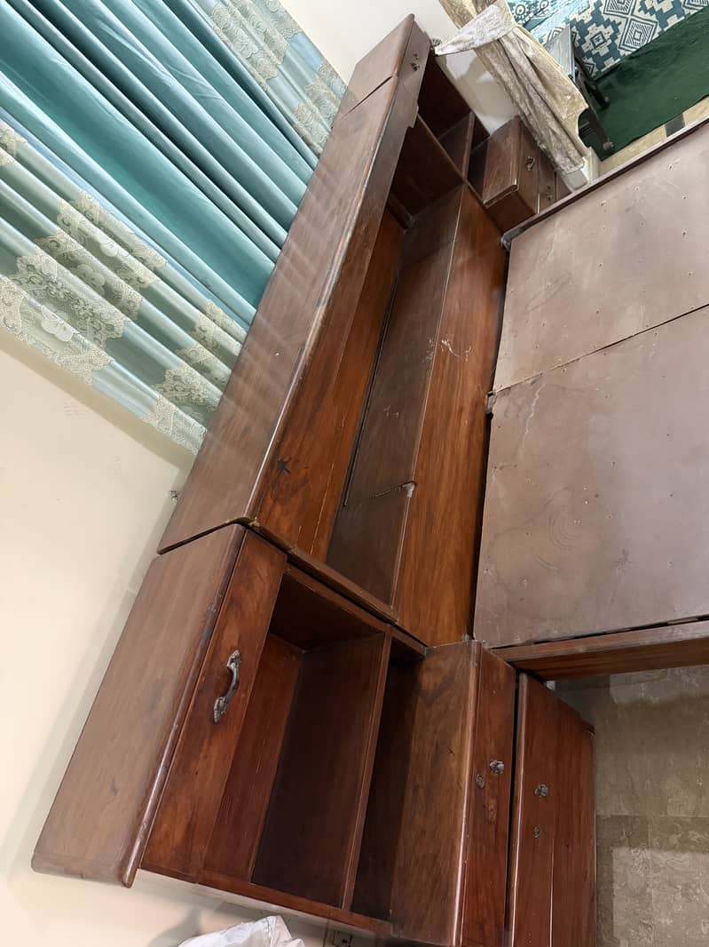 Used solid wooden bed 1