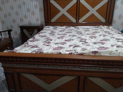 Pure wooden bed , new condition