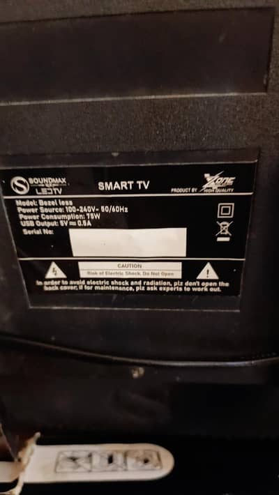 led 32 inch colour black
