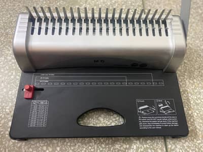 M&G AEQ918R2 Spiral Comb Binding Machine Almost New Hardly Used