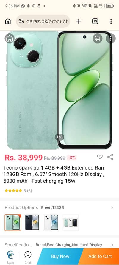 Tecno spark go 1