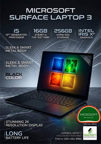 Microsoft Surface Laptop 03  | i5 10th | 16 256Gb | 2k Touch
