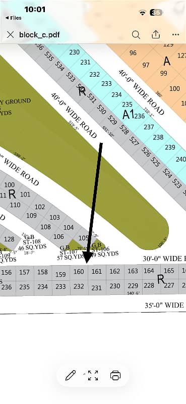 Naya Nazimabad 120SQ Yd Park Face Plot For Sale
