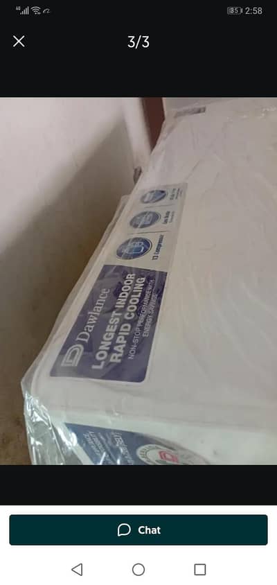 brand new ac no use and 4 years warranty available