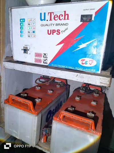 24 Volt pure copper heavy ups with two batteries