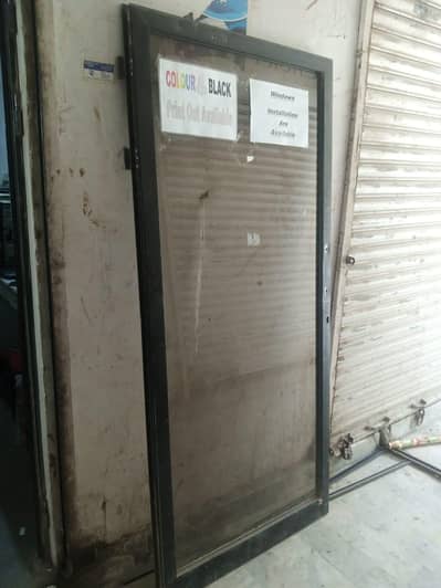 glass door or only glass