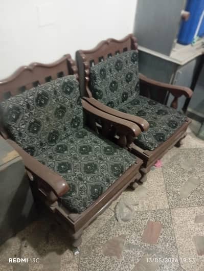 shesham wood sofa