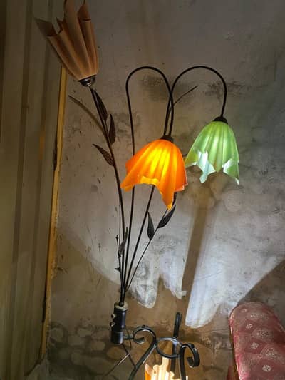 lamp with iron
