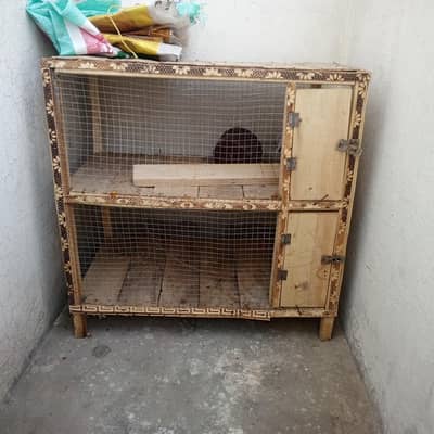 Woden cage