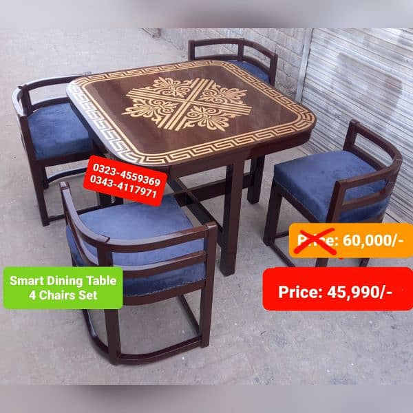 Dining table / Smart dining table / round table dining set / table 18