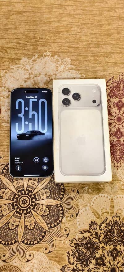 iPhone 17 Pro Max Silver 256GB JV