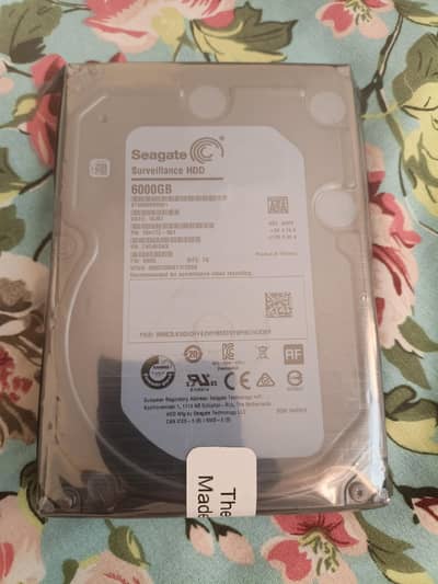 Hard drive 6tb Seagate servlince