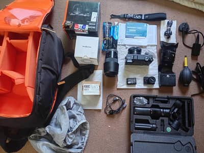 Sonu A6400 Commercial Filmmaking Kit (3 Lenses + Gimbal + Filters)
