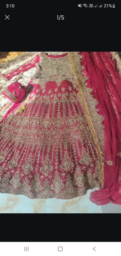 Bridal lehnga one day used