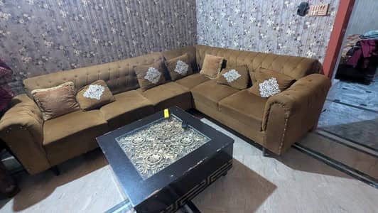 L SHAPED TYPE SOFHA 6 SETTER