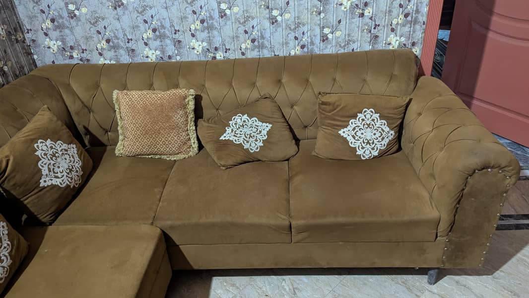 L SHAPED TYPE SOFHA 6 SETTER 2