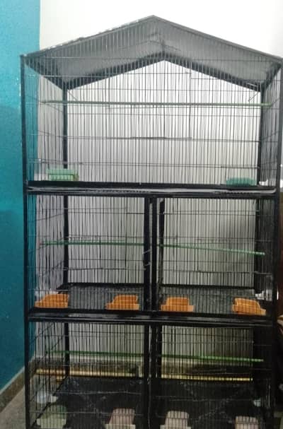 FULL IRON BIRDS CAGE