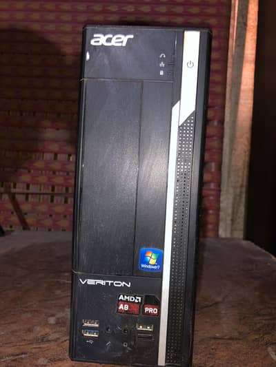 ACER AMD VERITON A8 PRO R7 REDEON (TM) GRAPHICS, AMD A8 PRO-7600B R7,