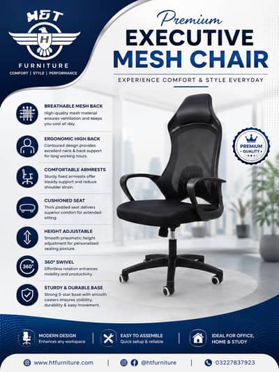Chairs - Office Chairs - Executive Chairs - Study Chair -Gaming Chair