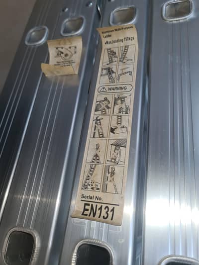G STANDARD ALUMINIUM MULTI PURPOSE LADDER 5x4 FOLD