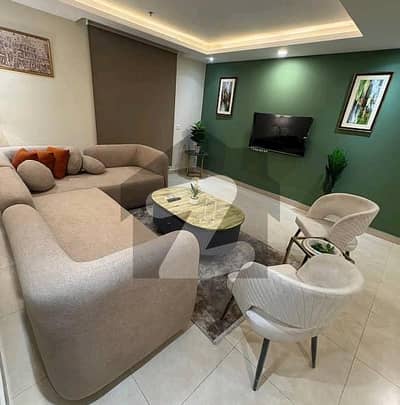 Luxury 2 Bed Fully Furnished Apartment for Rent in Sector C, Bahria Town Lahore Modern Living Prime Location
