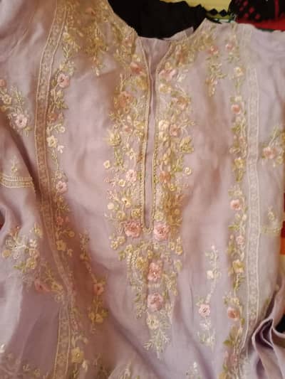 purple agha Noor dress