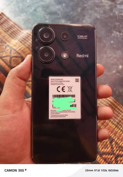 Redmi Note 13 8/256 cond 10/10 full amoled display. only phone