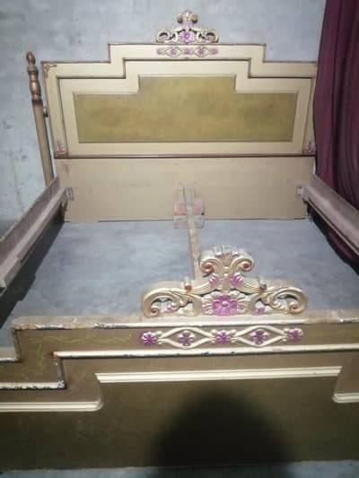 king size bed with spring mattress Said table and dressing FOR SALE