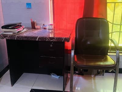 Table and chair/study table/computer desk