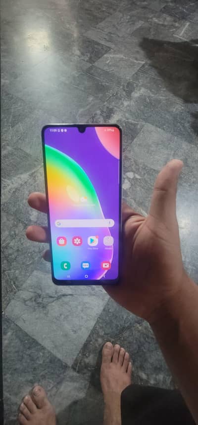 Samsung a31 4gb 128gb official pta indisplay fingerprint good battery