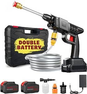 Wireless Pressure Washer Gun | 48v Battery | Solar & Car Washing