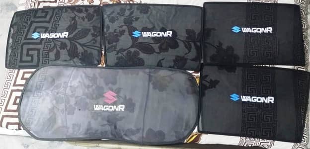 WagonR Sun Shade All Miror With Logo  5pcs on just 1250/-