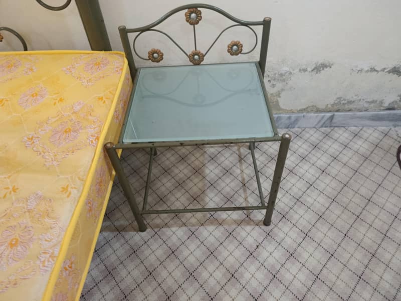 Bed+Mattress+side table+ Dressing Table 2