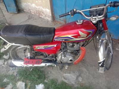 Honda 125,17 Model, Lahore number