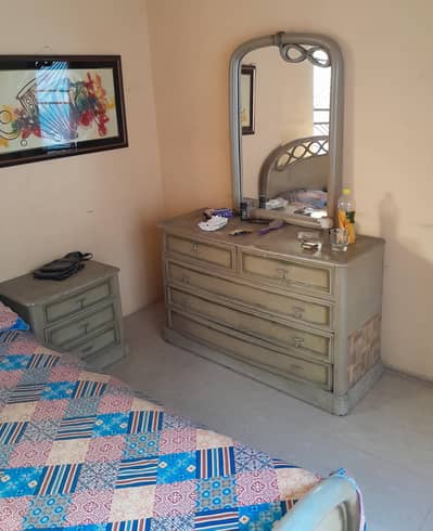 Wooden Double Bed Side Tables and Dressing
